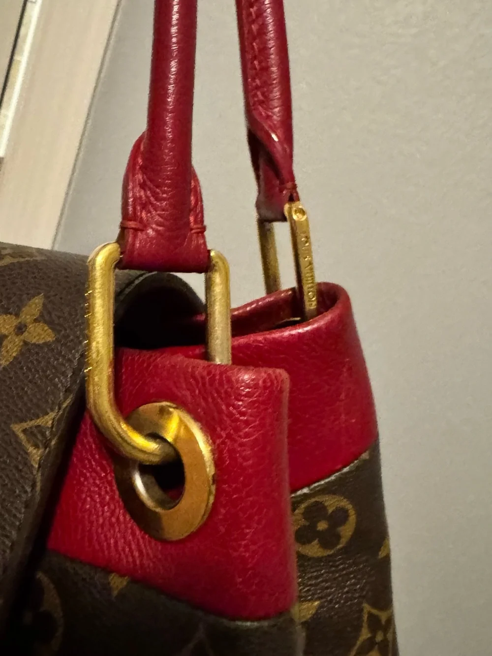 Louis Vuitton Olympe Monogram with Red Trim